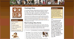 Desktop Screenshot of cushingsdiary.com