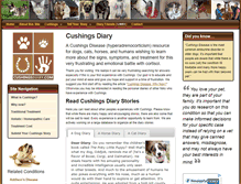 Tablet Screenshot of cushingsdiary.com